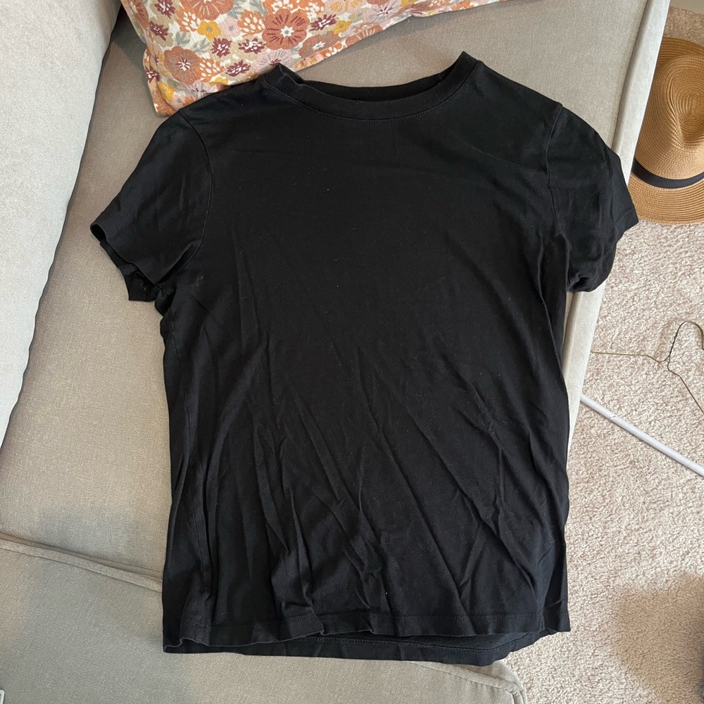 a new day Classic Black Short Sleeve Tee
